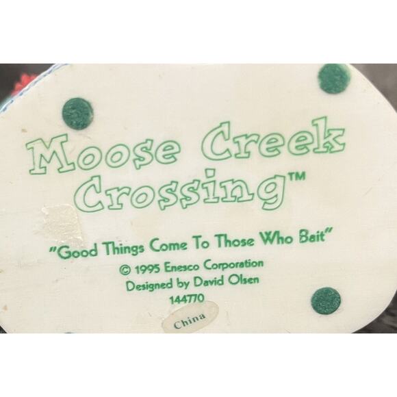 Enesco Moose Creek Crossing “Good Things Come to Those Who Bait” 1995 #144770 - Picture 5 of 6